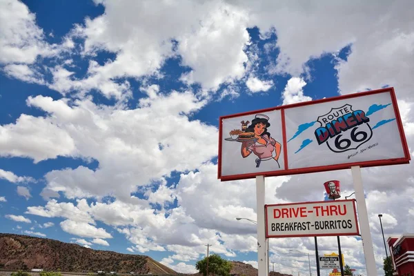 Legendary Route 66 Diner é um clássico na estrada histórica Route 66 — Fotografia de Stock