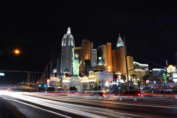 New York New York hotel i kasyno w Las Vegas. — Zdjęcie stockowe