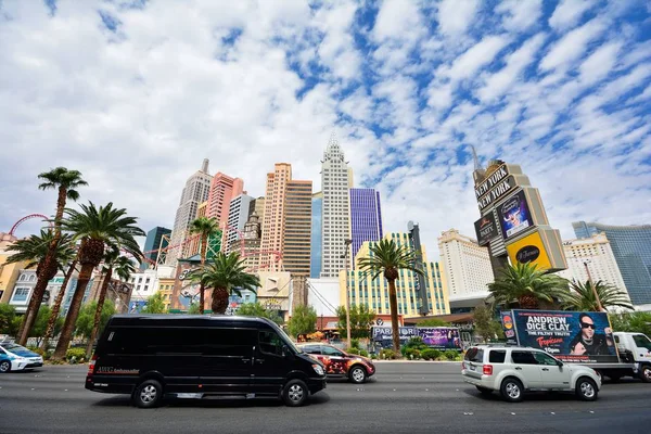 New York New York hotel and casino i Las Vegas. — Stockfoto