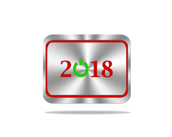 Felice anno nuovo 2018. — Foto Stock