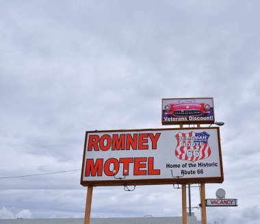 Romney Motel Seligman içinde iz.