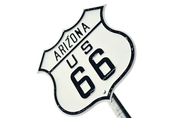 Route 66 signalisation routière, Arizona . — Photo