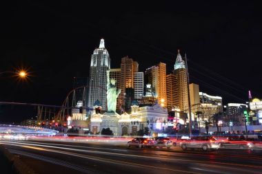 New York New York otel ve casino Las Vegas.