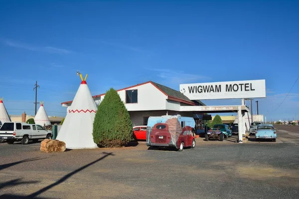 Motel Wigwam na rota histórica 66 — Fotografia de Stock