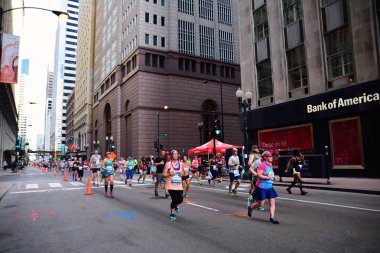 Rock and roll Chicago yarı maraton.