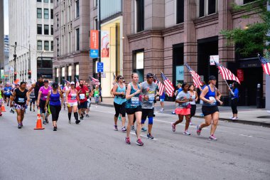Rock and roll Chicago yarı maraton.