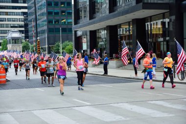 Rock and roll Chicago yarı maraton.