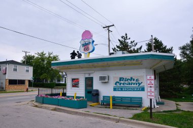 Zengin ve Kaymaklı dondurma depoları Route 66.