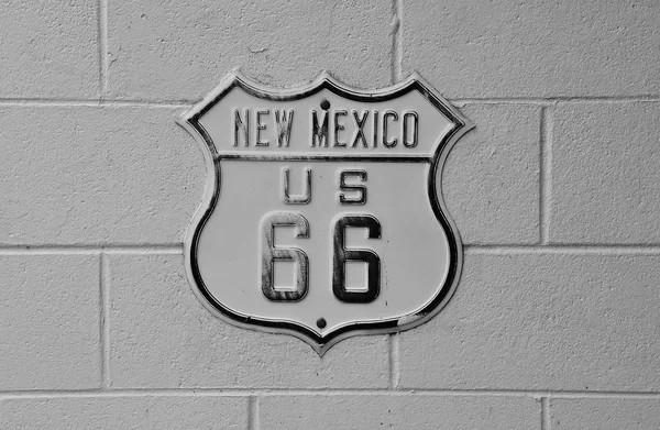 Panneau de la Route 66 au Nouveau-Mexique . — Photo