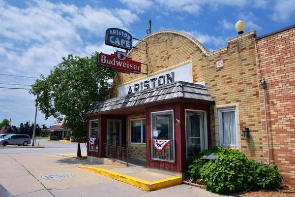 L'Ariston Cafe a Litchfield, Illinois . — Foto Stock