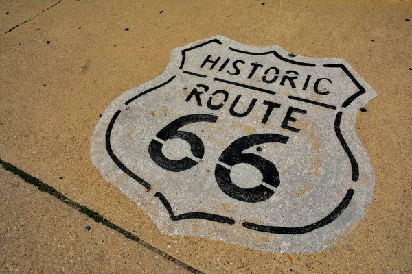 Route 66 in Illinois, Stati Uniti . — Foto Stock