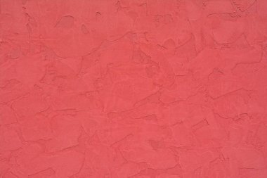 Dekoratif kırmızı koyu sıva duvar.