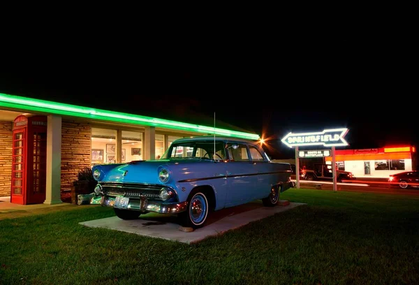 Motel Best Western Rail Haven. Motel famoso na Estrada 66 . — Fotografia de Stock