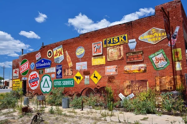 El Mercado de Carnes de la Ciudad en Erick, Oklahoma . — Foto de Stock