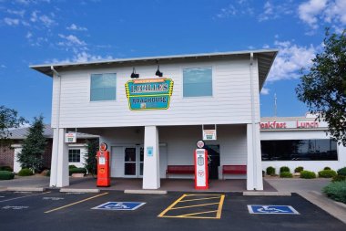 Lucille'nın servis istasyonu rota 66, Oklahoma.