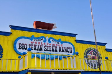 Büyük Teksaslı biftek çiftliğimiz, ünlü steakhouse restaurant 