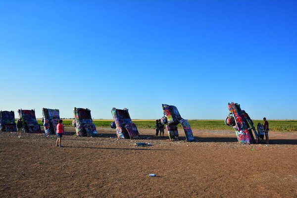  Ранчо Кадиллак в Амарилло, Техас
.