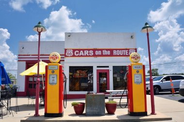 Galena, Kansas rotadaki araçlarda.