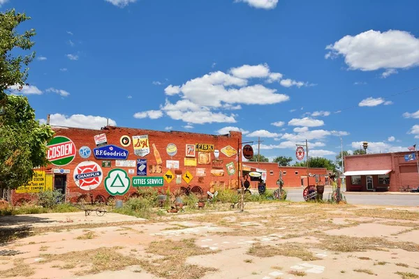 El Mercado de Carnes de la Ciudad en Erick, Oklahoma . — Foto de Stock