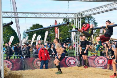 Farinato yarış, aşırı engel yarış Gijon, İspanya.