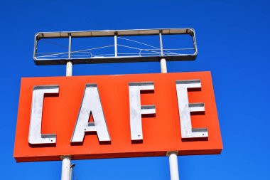 Cafe işareti Texas.
