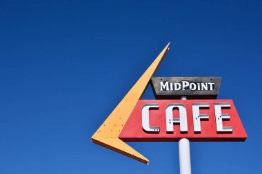 Orta nokta Cafe rota 66.