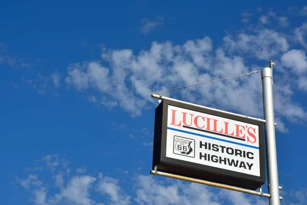 Estación de servicio de Lucille en Route 66, Oklahoma . — Foto de Stock