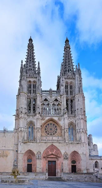 Burgos Cathedral in the day light, Spain. — Stock Photo, Image