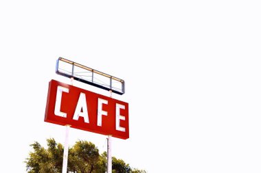 Cafe işareti Texas.