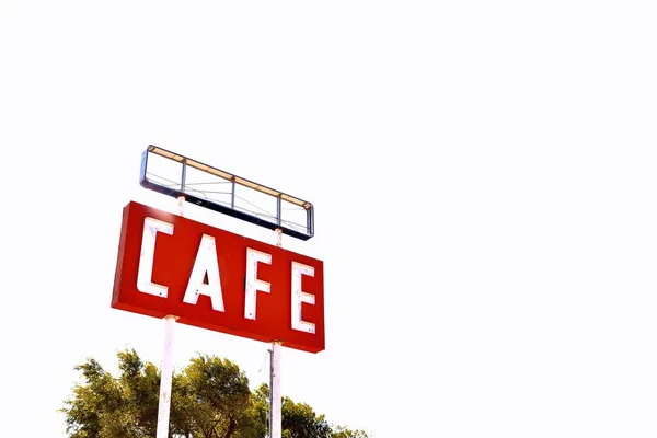 Señal de café en Texas . — Foto de Stock