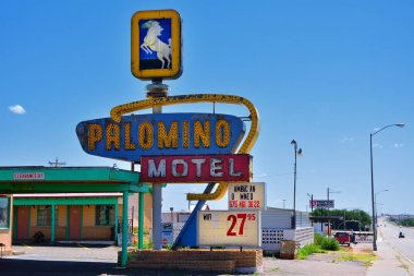 Palomino Motel tarihi rota 66.