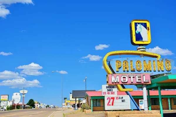 Palomino Motel sulla storica Route 66 . — Foto Stock