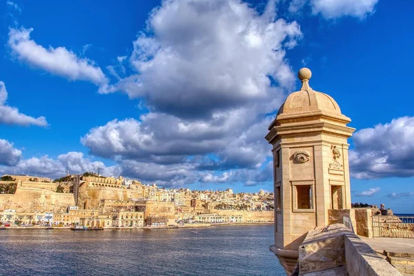 Vakttornet Il Gardjola, Malta. — Stockfoto