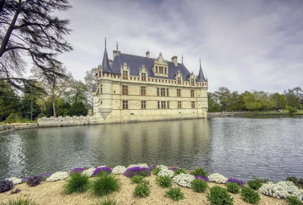 Azay Rideau França Abril 2019 Chateau Azay Rideau Loire Valley — Fotografia de Stock