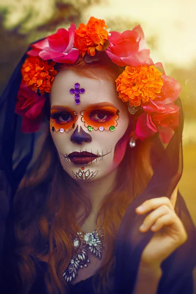 Catrina Day of the Dead i Mexiko Stockbild