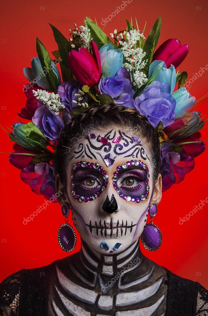 Catrina Day Of The Dead Au Mexique Image Libre De Droit Par Angelphoto