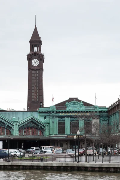 Hoboken vlak a terminál trajektů — Stock fotografie