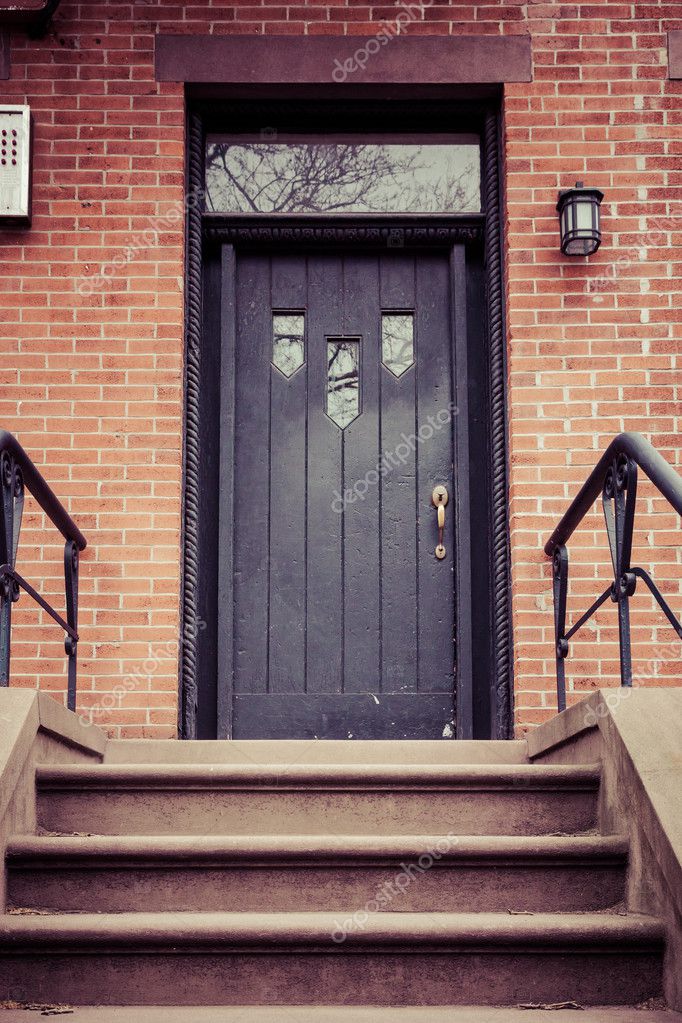 Brownstone Entrance With Gate Stock Photo Luvemak 125335192 A Brownstone Entrance In Hoboken New Jersey Photo By Luvemak
