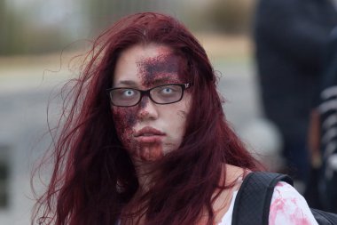 New Jersey zombi yürüme 2016