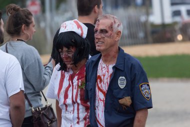 New Jersey zombi yürüme 2016