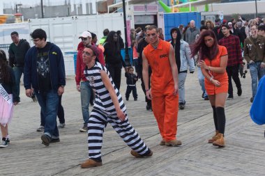 New Jersey zombi yürüme 2016