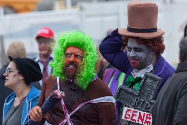 New Jersey zombi yürüme 2016