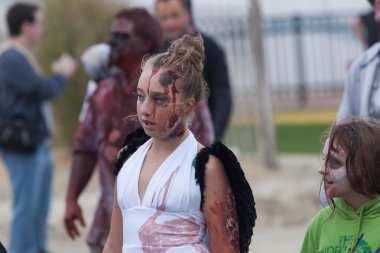 New Jersey zombi yürüme 2016