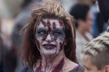 New Jersey zombi yürüme 2016