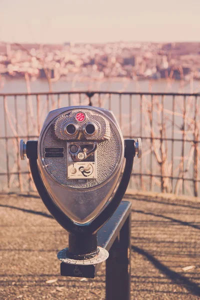 View of Yonkers from Palisades Interstate Parkway — стоковое фото