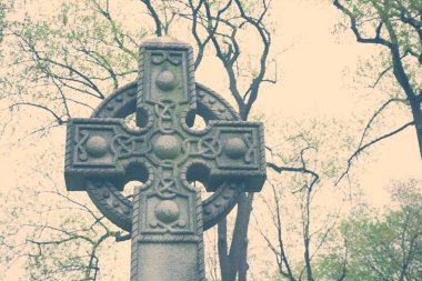 Celtic Cross in Cemetery