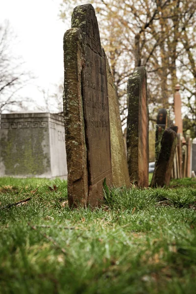 Old Tombstones in Cemetery — Stock Photo, Image