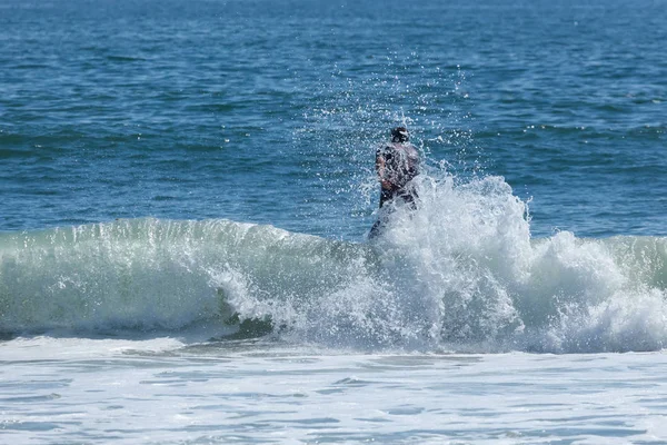 Surfing w Sea Girt New Jersey — Zdjęcie stockowe