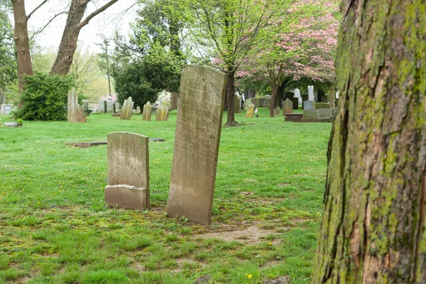 プリンストンの墓地の墓 — ストック写真