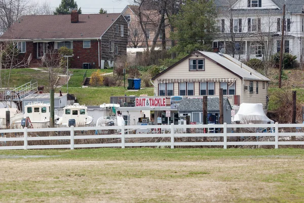 Dockside Bait and Tackle — Stock Photo, Image